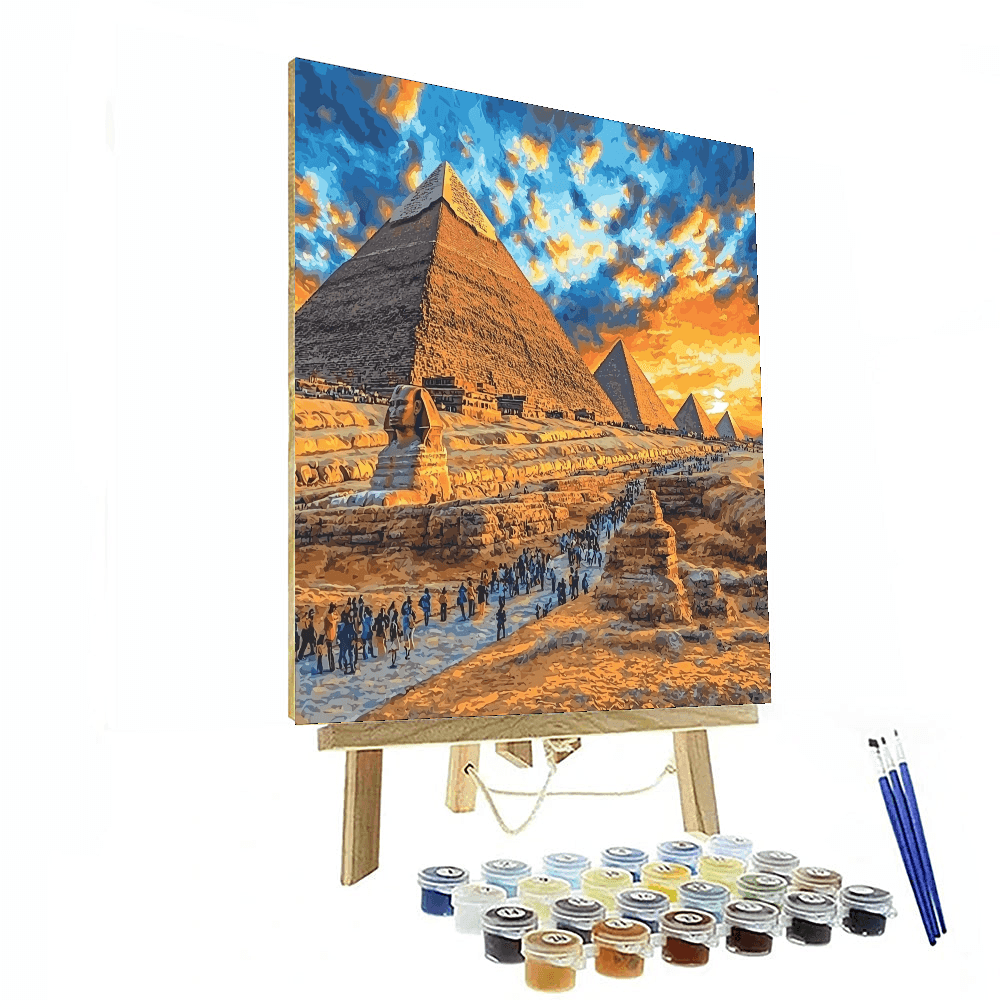 Pyramids Of Giza Paint By Numbers