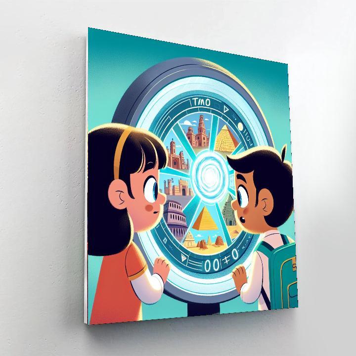 Time Machine Adventure Paint By Numbers