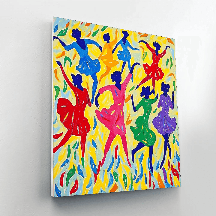 Henri Matisse Inspired Melody In Motion  Paint By Numbers Art