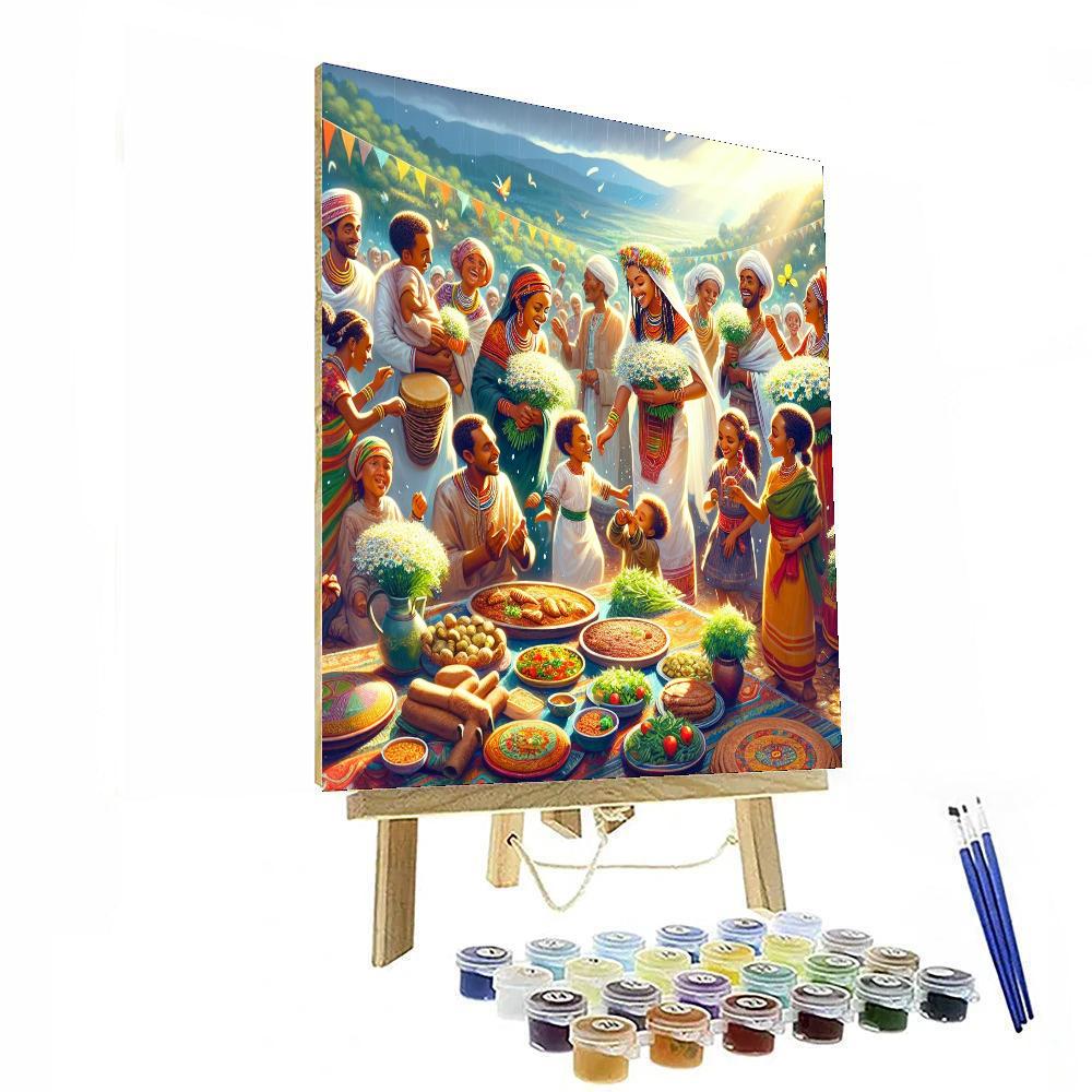 Enkutatash - Ethiopia Paint By Color