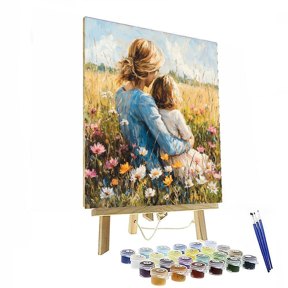 Timeless Love Blooms Number Painting