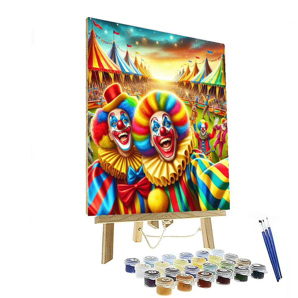 Whimsical Circus Daydream Painting By Numbers Kit