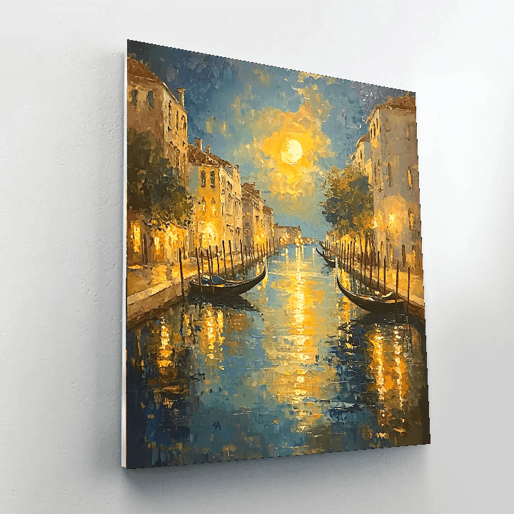 J.M.W. Turner Inspired Venetian Twilight  Paint By Numbers Kits