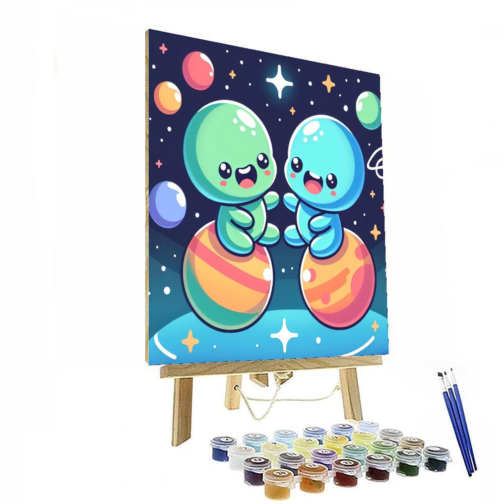 Cosmic Cuties Painting Number Kit