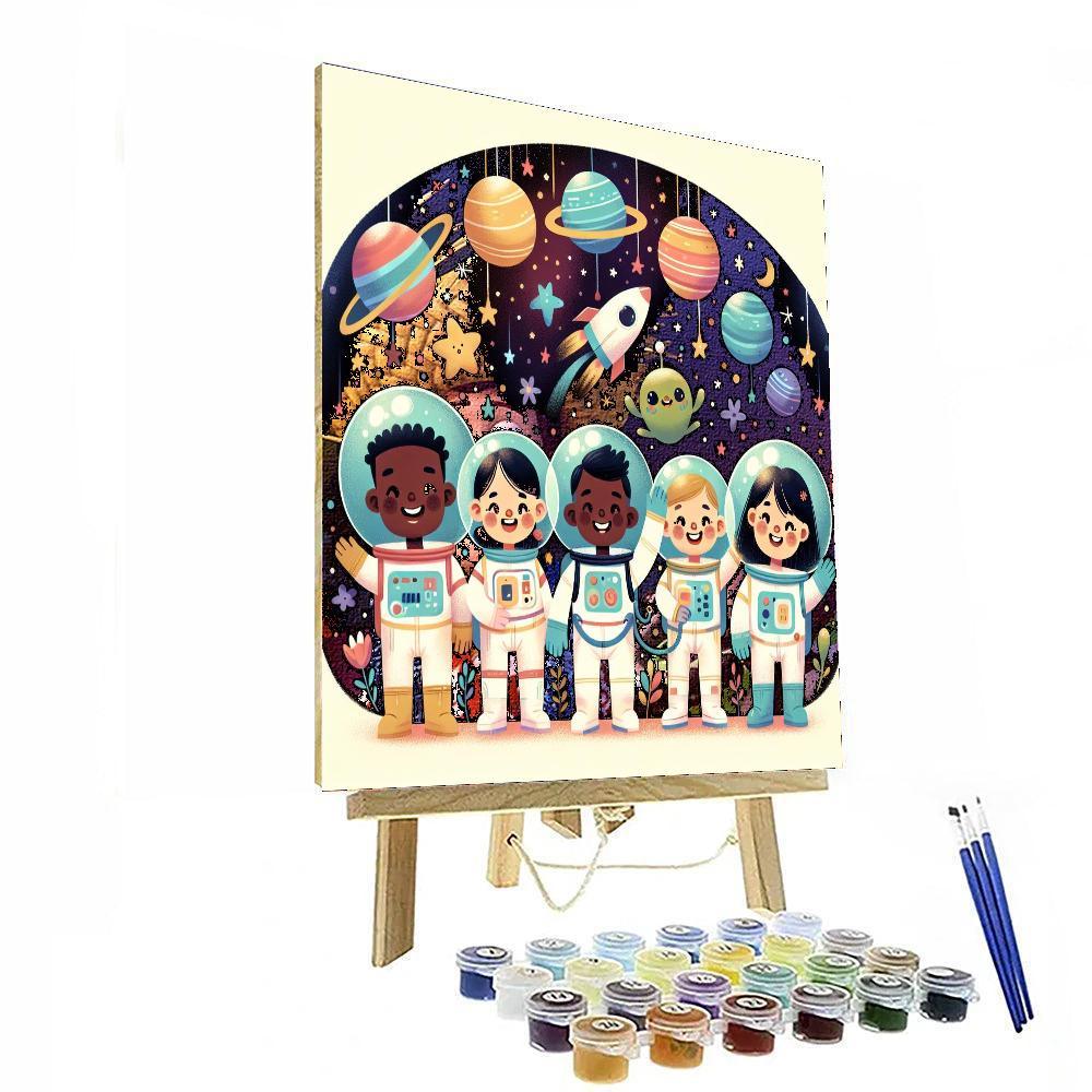 Galactic Explorer Crew Paint By Number