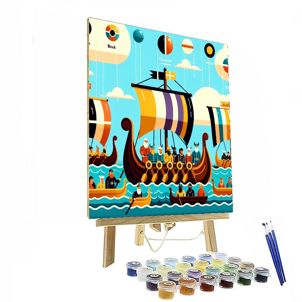 Viking Voyage Of Discovery DIY Paint By Numbers