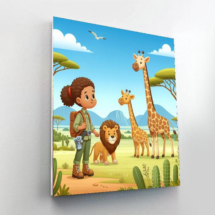 Safari Explorer Expedition Paint By Numbers