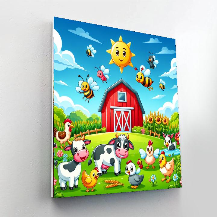 Busy Bee Farm Numbered Painting Kits