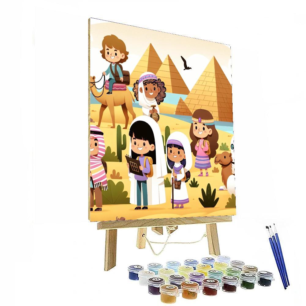 Mystic Desert Adventure Number Painting