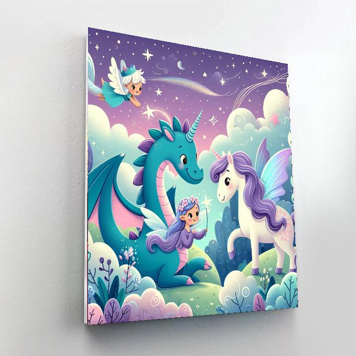 Mythical Adventure Tales Paint By Numbers
