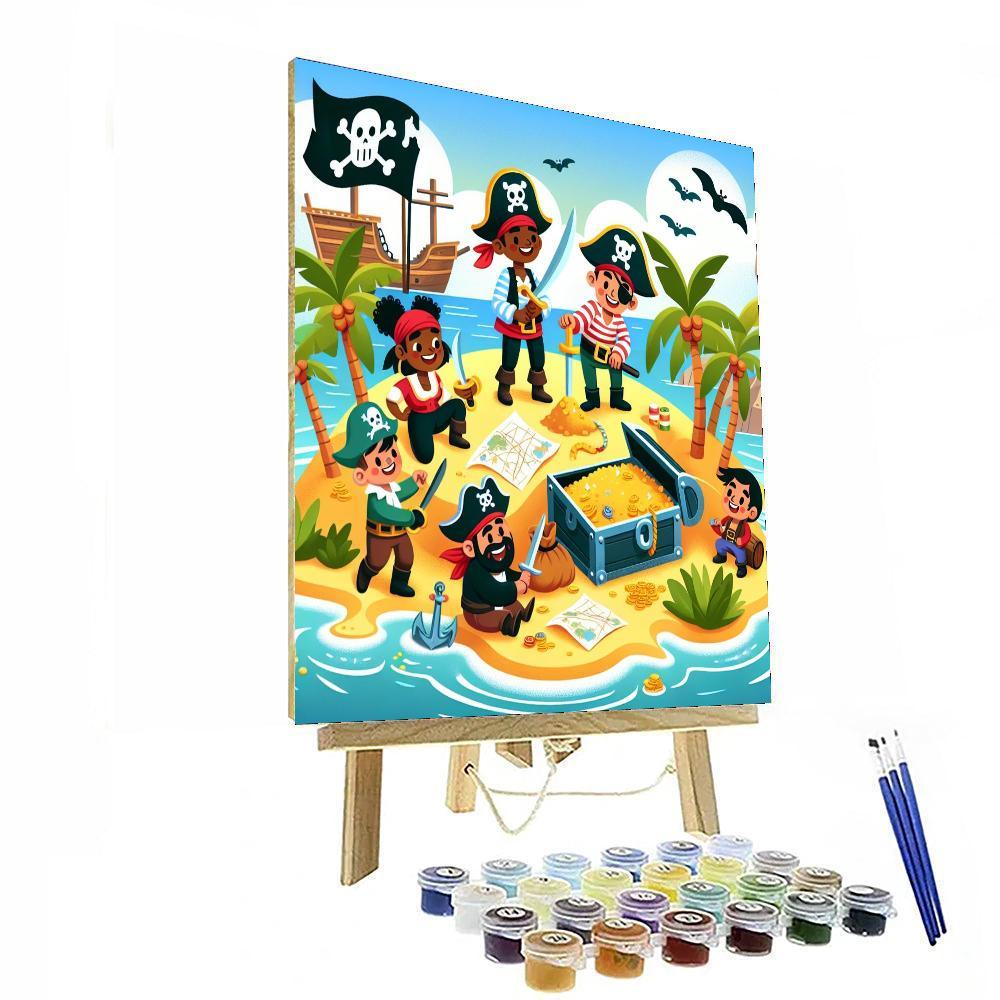 Adventure On Treasure Island Paint By Number