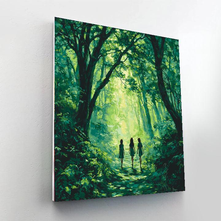 Whispered Stories In The Woods DIY Paint By Numbers