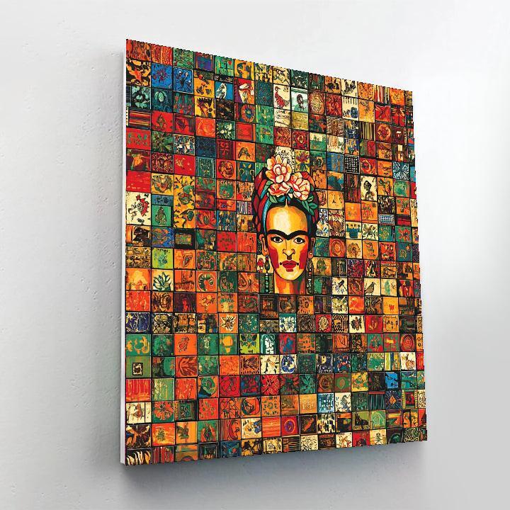 Frida Kahlo Inspired Mosaic Of Heritage  Paint By Number