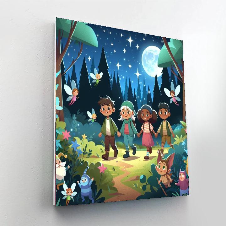 Moonlit Fairy Tale Adventure Paint By Numbers