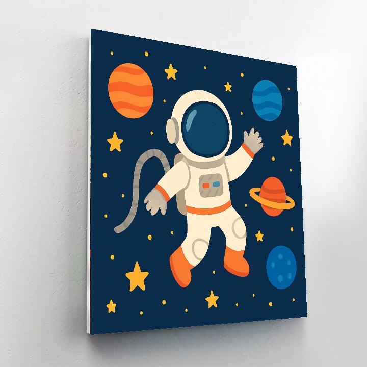 Astronaut's Galactic Mission Paint By Numbers Kits