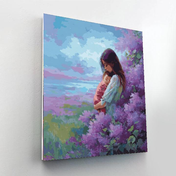 Lullabies In Lilac Number Painting