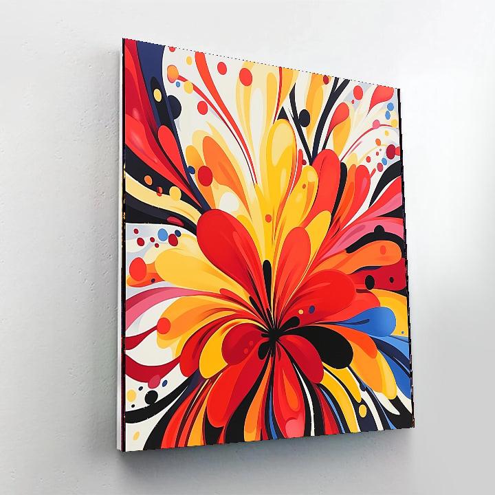 Joan Miró Inspired Fanciful Whirlwind  Paint By Numbers Art