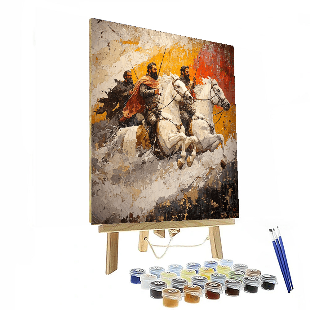 Courbet Inspired Historical Tapestry  Painting By Numbers Kit