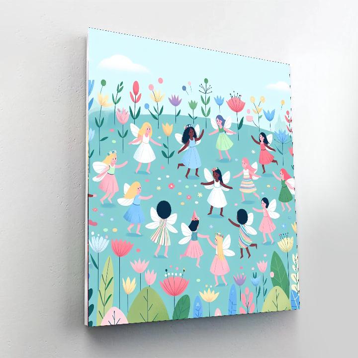 Ballet Of The Blossoms Painting By Numbers Kit