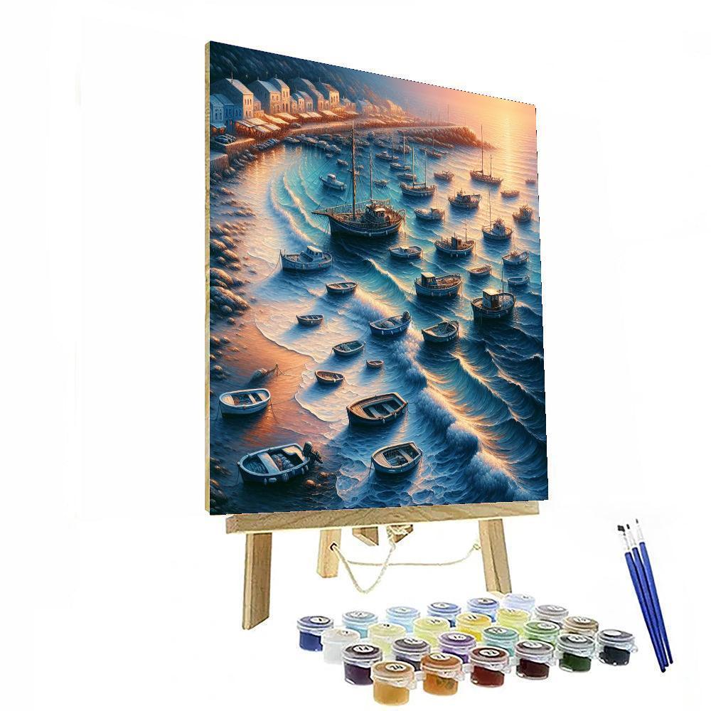 Nostalgic Harbor View Paint By Color