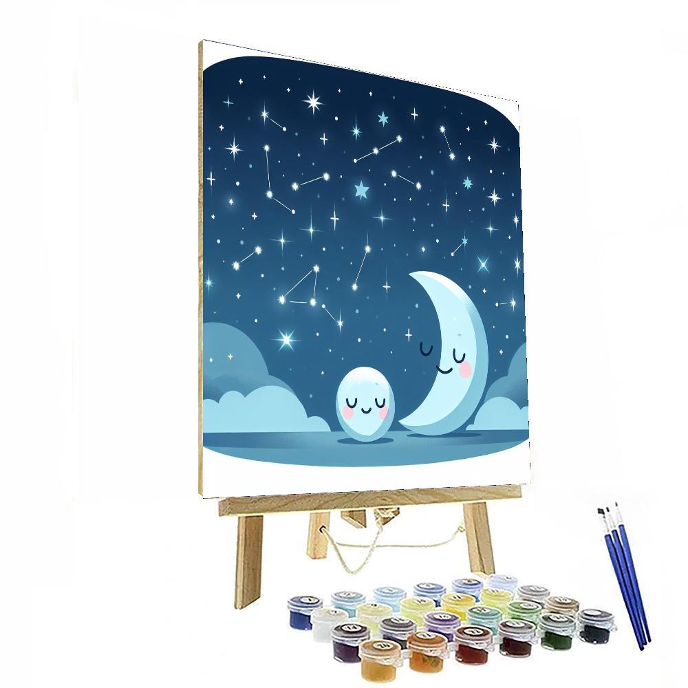 Celestial Starry Skies Painting Number Kit