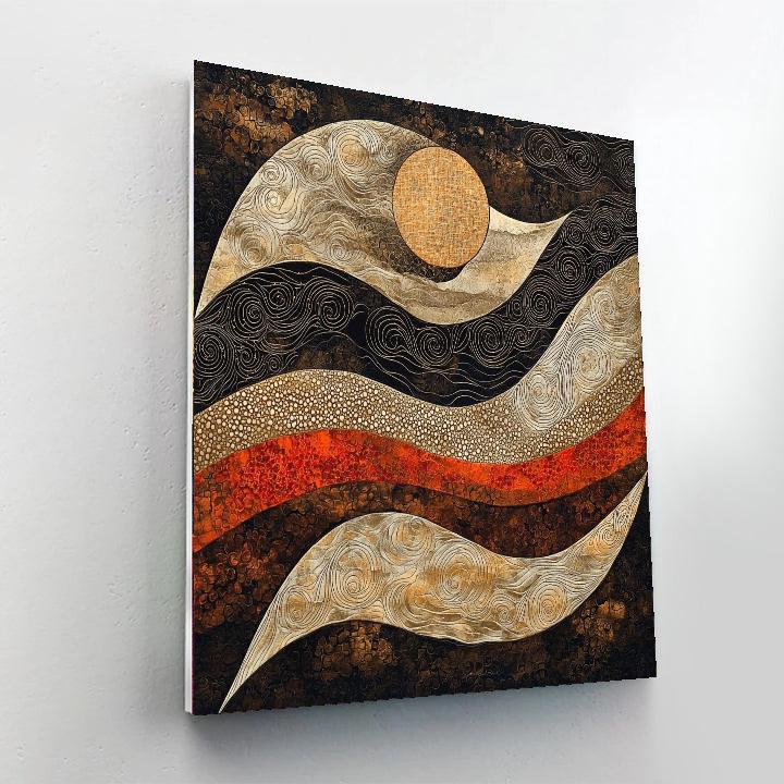 Nandalal Bose Inspired Ethereal Tapestry Of Myths  Painting Number Kit