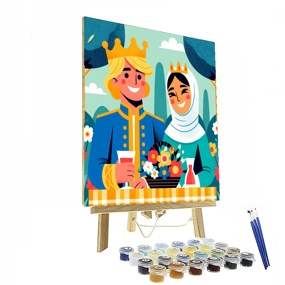 Royal Garden Soiree DIY Paint By Numbers