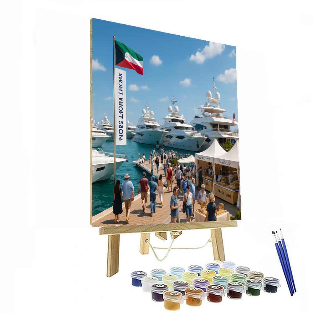 Kuwait Yacht Show Painting By Numbers Kit