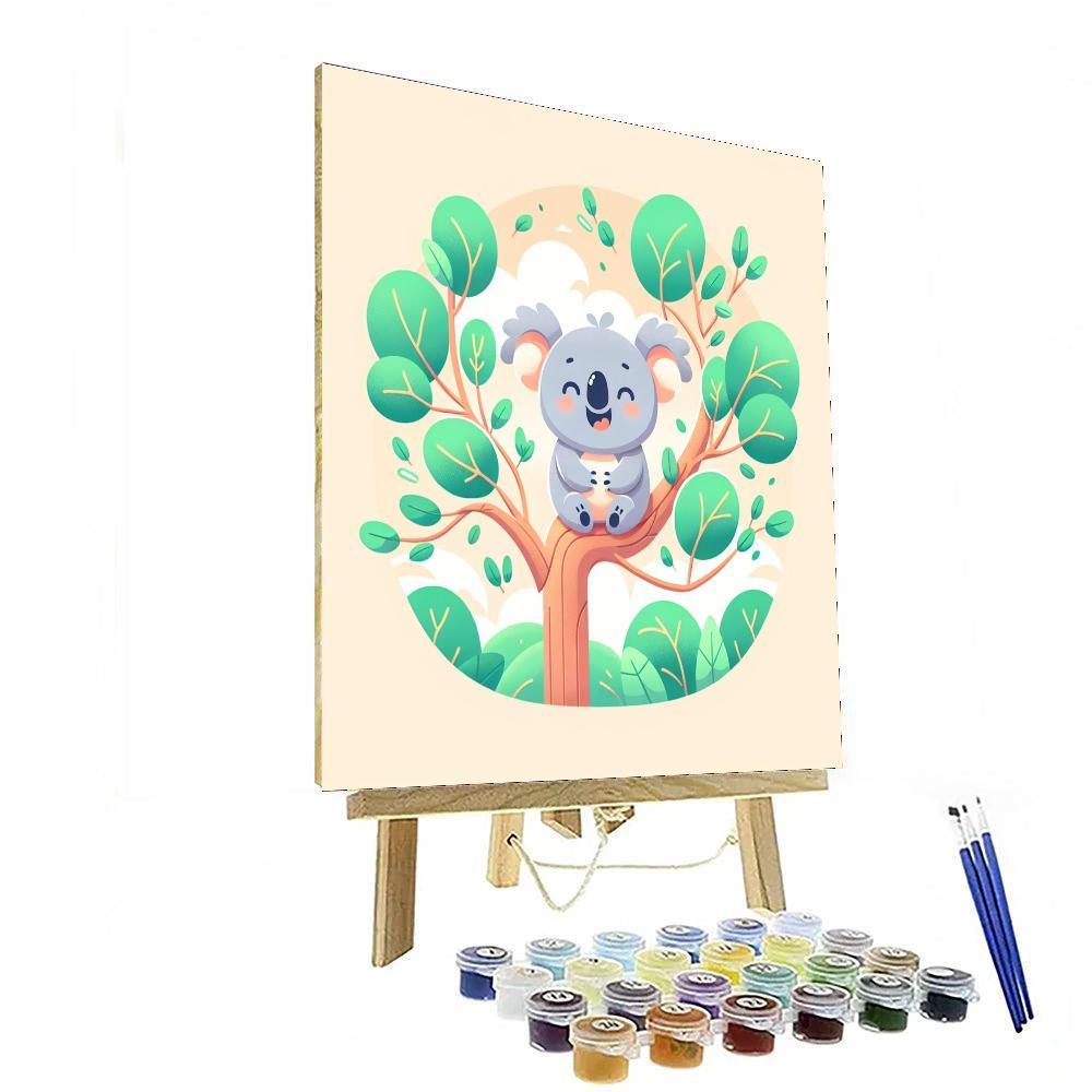Adventurous Koala Paint By Numbers Art
