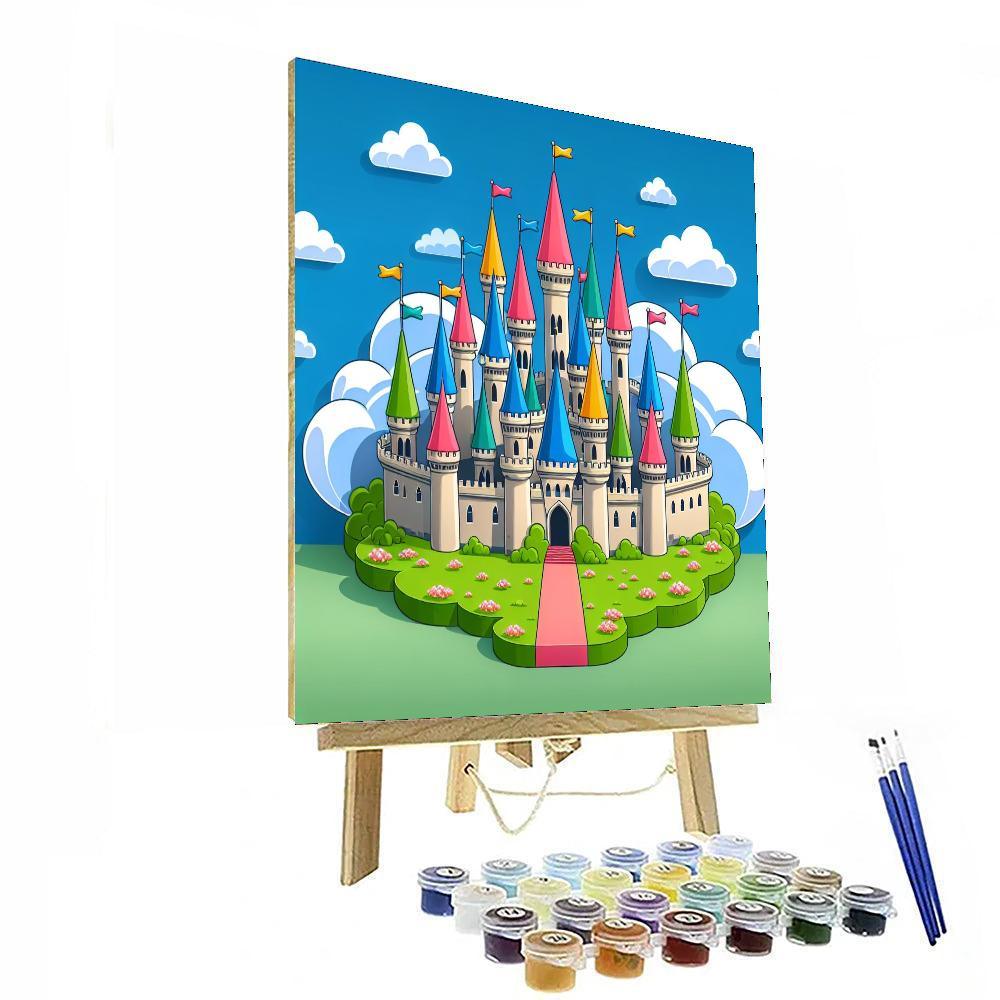 Enchanted Castle Exploration Paint By Number