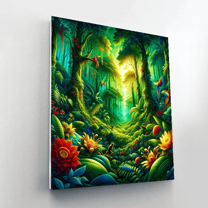 Rainforest Harmony Painting By Numbers Kit