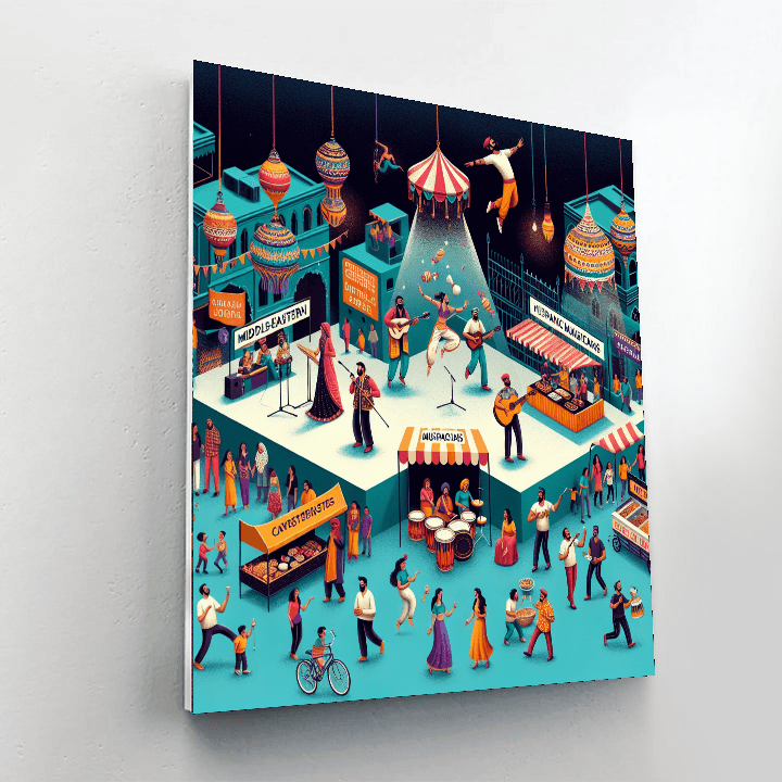 The World Buskers Festival - New Zealand Paint By Numbers Kits