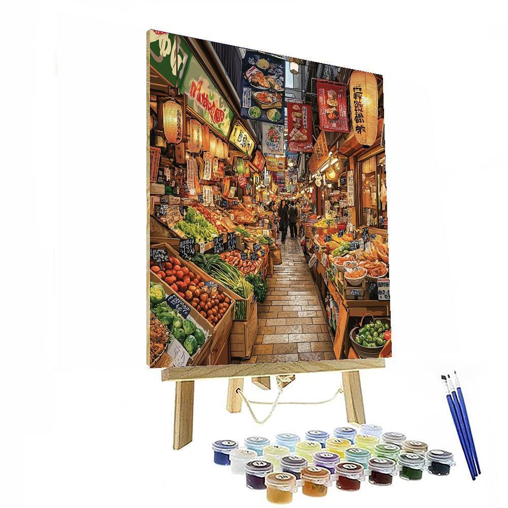 Nishiki Market - Kyoto Paint By Number
