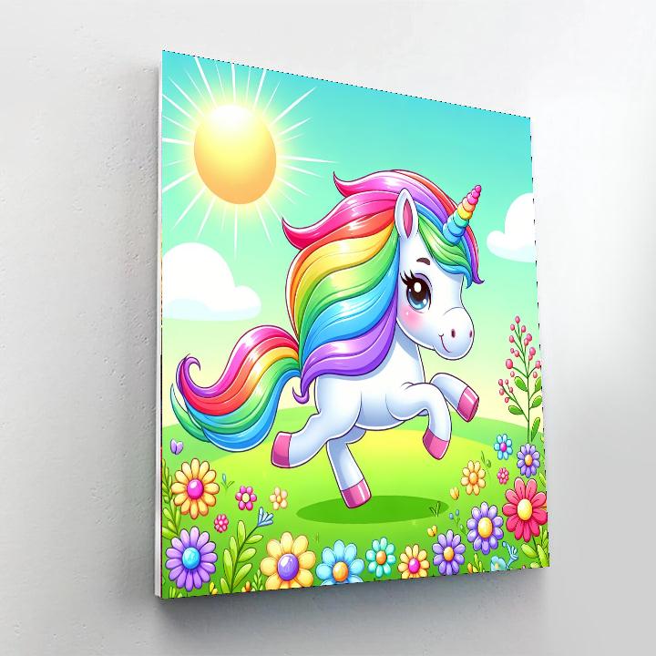 Mysterious Unicorn Paint By Numbers Art