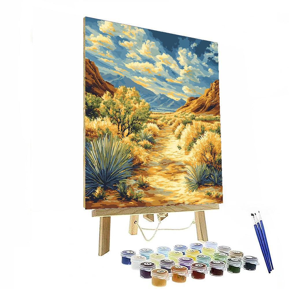 Georges Seurat Inspired Sunlit Oasis  Paint By Numbers Art