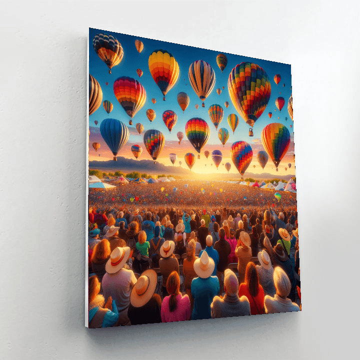 International Balloon Fiesta - Albuquerque, Usa Paint By Number