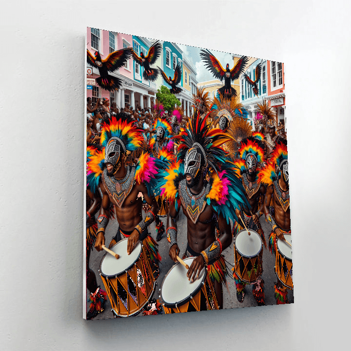Junkanoo Parade - Bahamas DIY Paint By Numbers