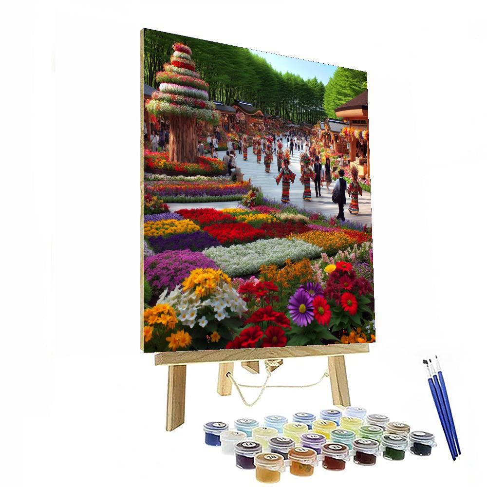 Flower Festival Of Sapporo Paint By Numbers