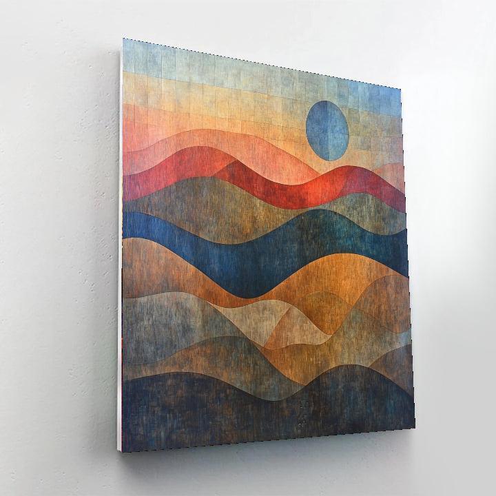 Paul Klee Inspired Dreamscape Balance  DIY Paint By Numbers