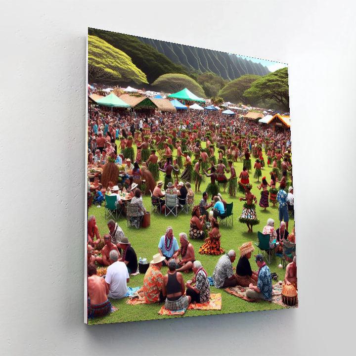 The Pahoa Makahiki Festival Painting Number Kit
