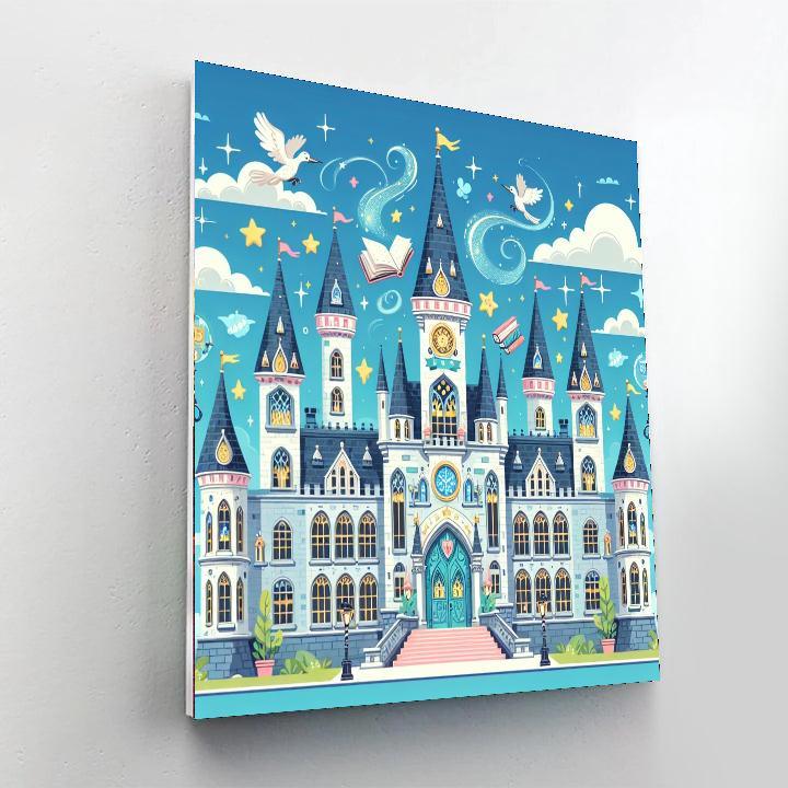 Wacky Wizarding School Number Painting