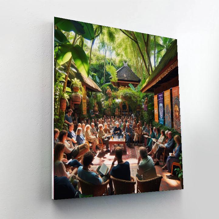 Ubud Writers And Readers Festival Paint By Numbers Art