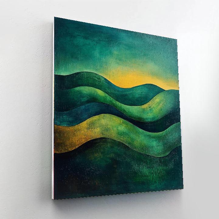 Nandalal Bose Inspired Embrace Of The Wilderness  Paint By Numbers