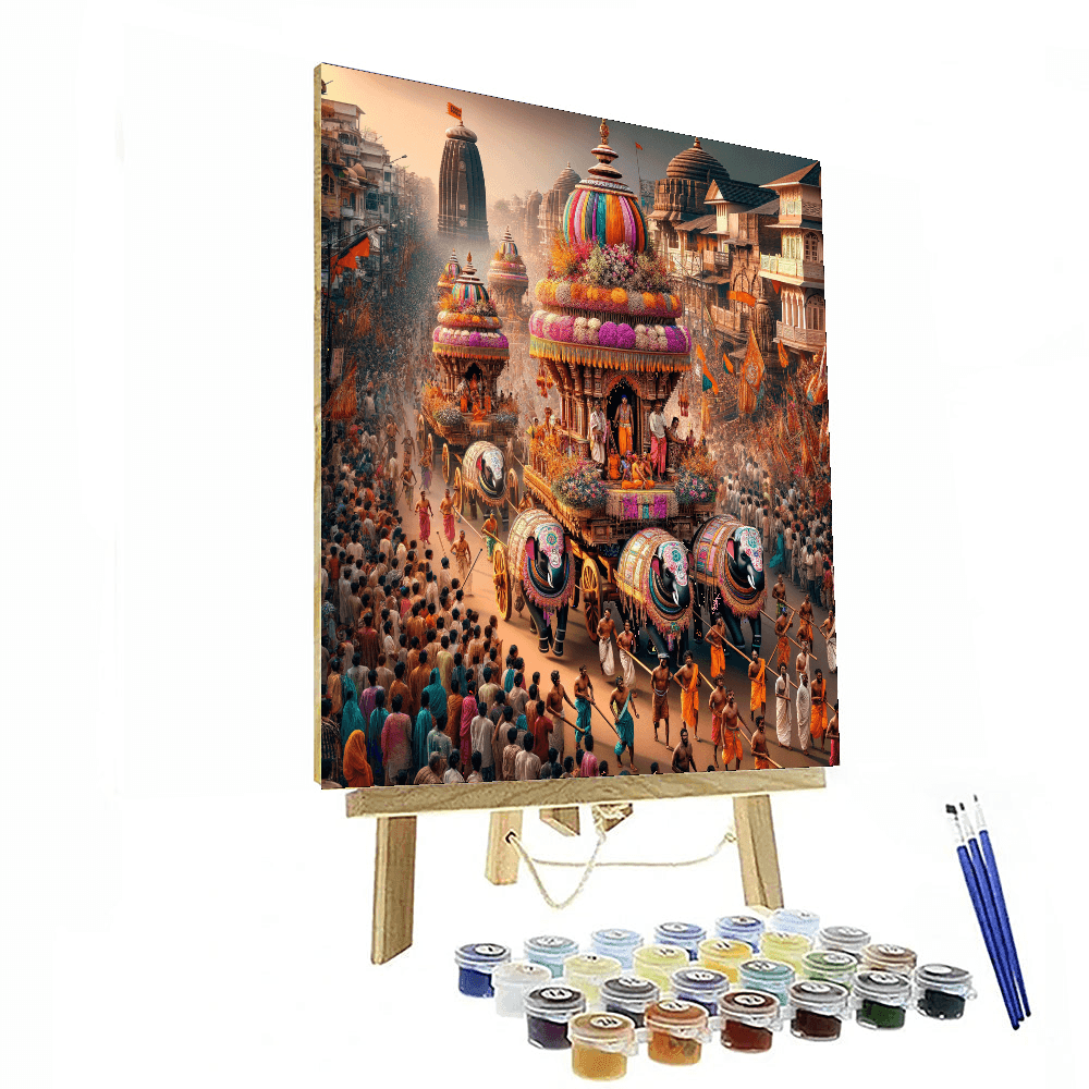 Rathayatra - India Painting By Numbers Kit