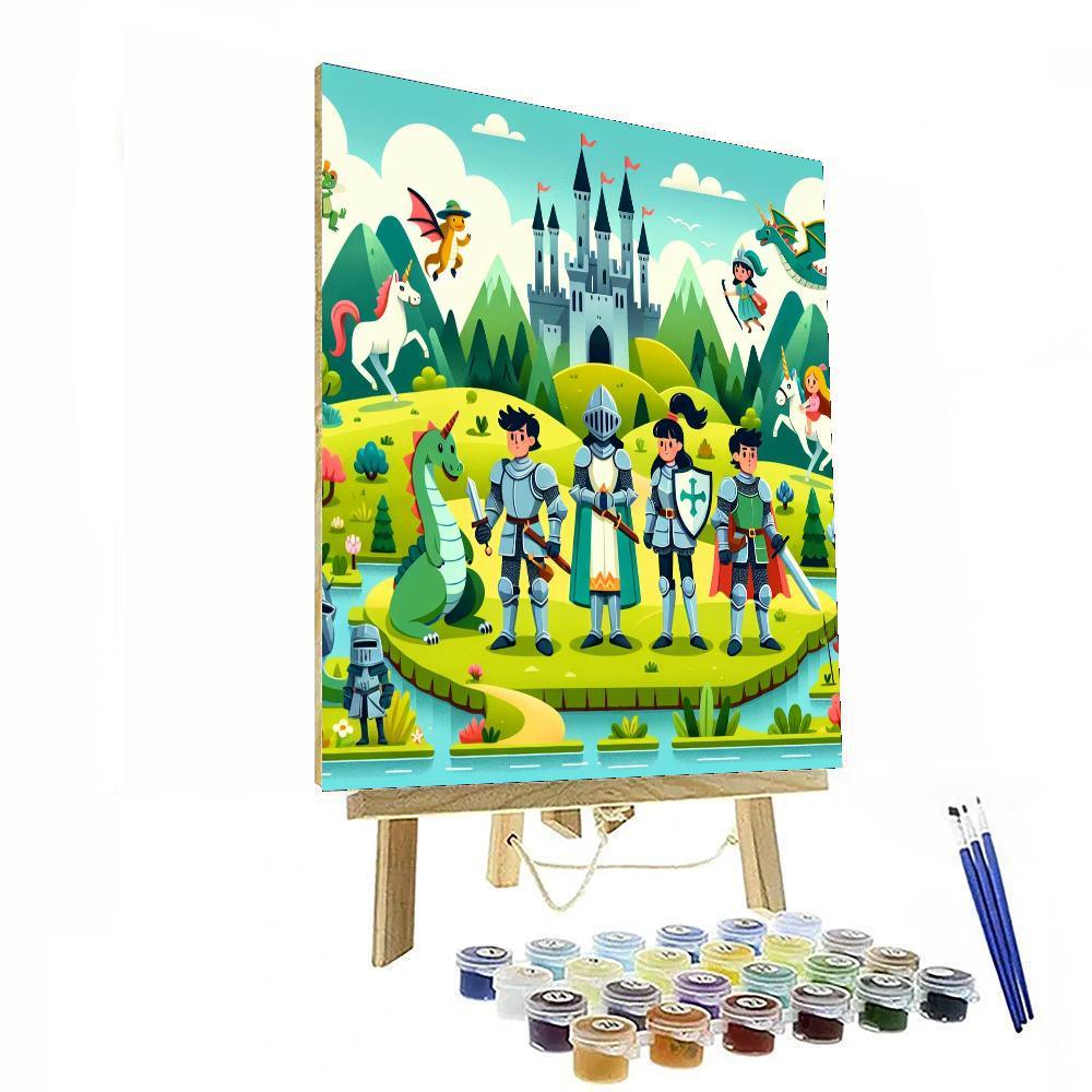 Medieval Quest Paint By Color