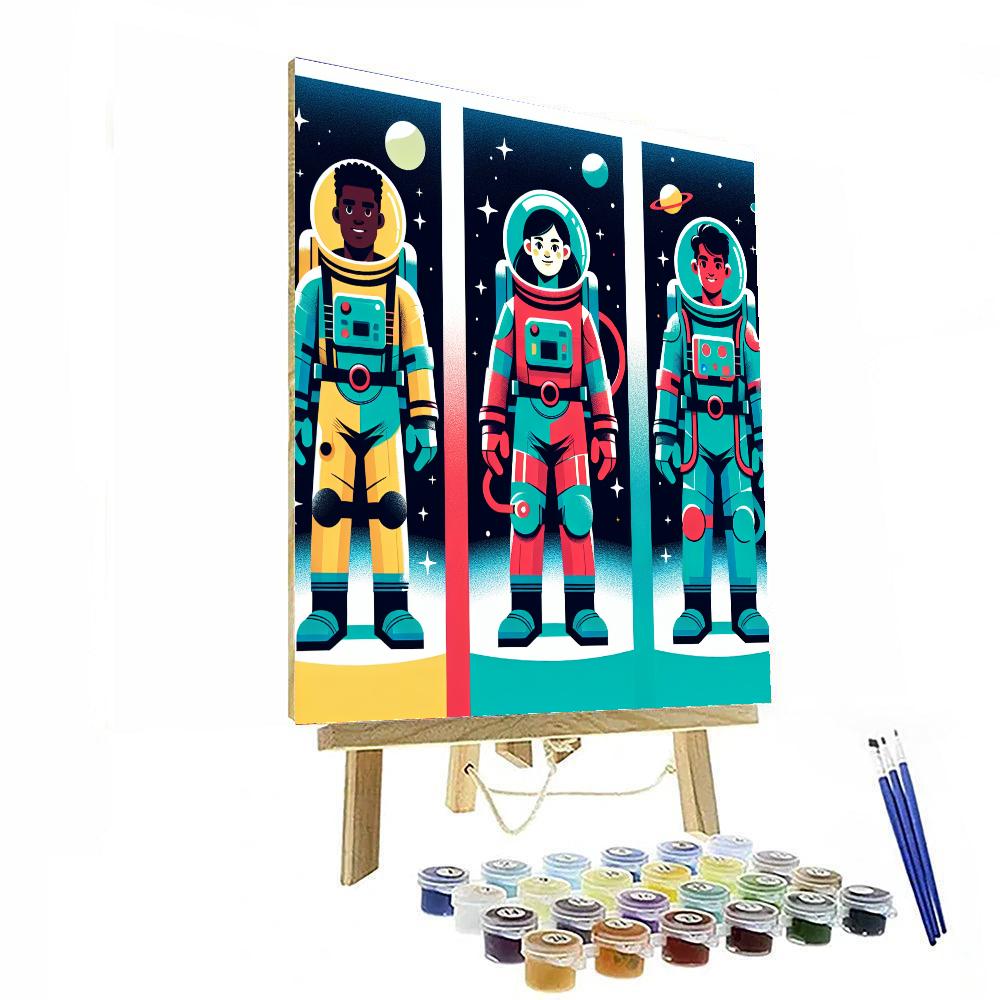 Cosmic Voyage Quest Paint By Color