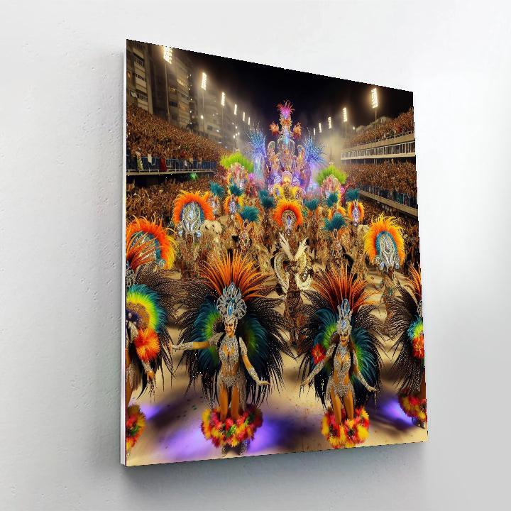 The Carnival Of Rio De Janeiro - Brazil Paint By Color