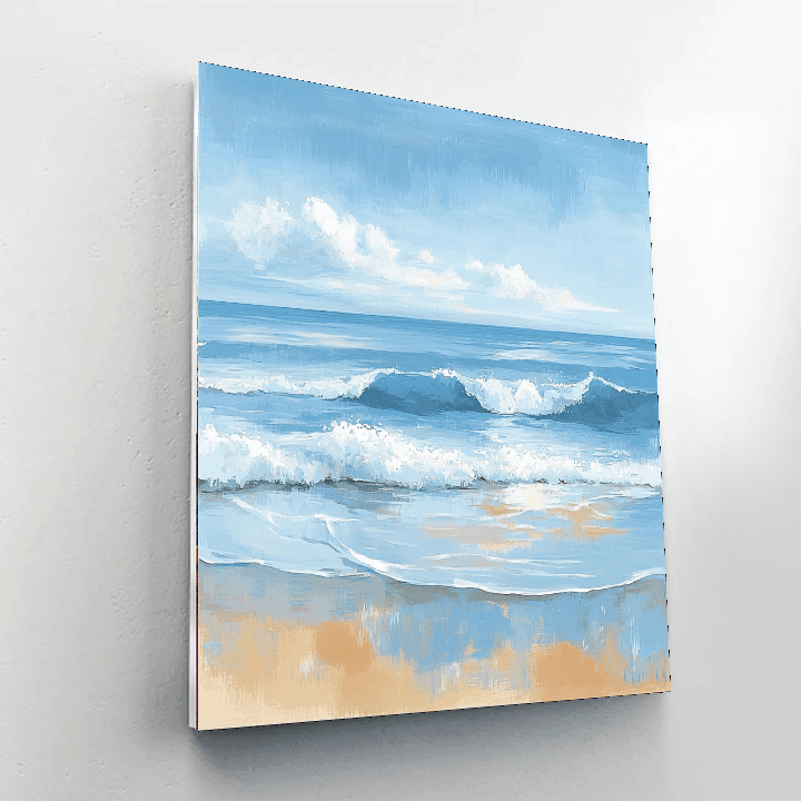 Monet Inspired Ocean Of Tranquility  Painting By Numbers Kit