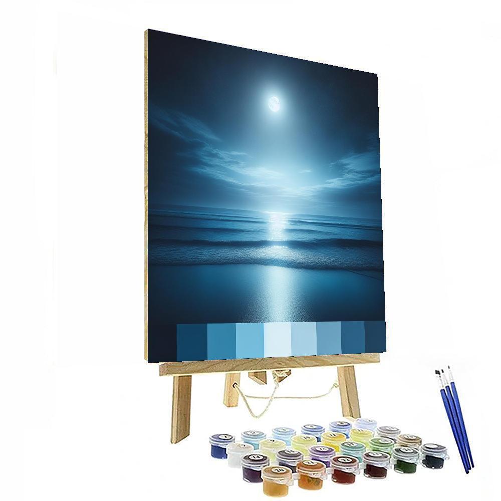 Midnight Ocean Tides Painting By Numbers Kit