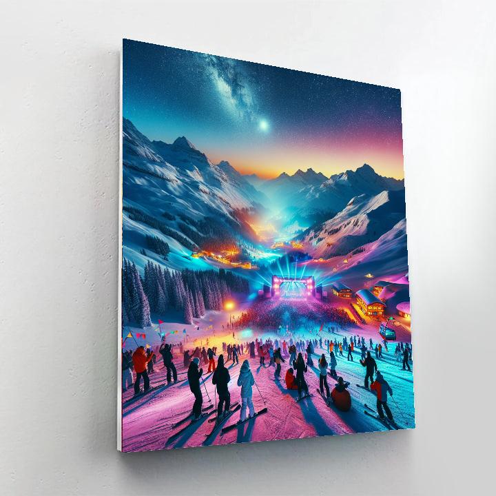 Snowbombing - Mayrhofen Painting Number Kit